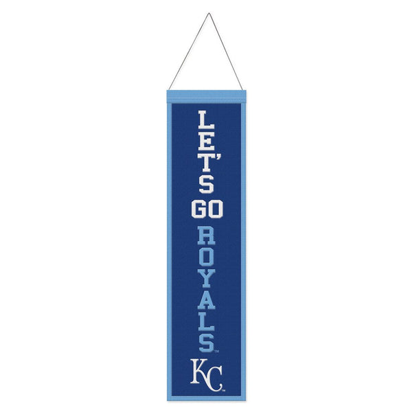 Kansas City Royals Banner Wool 8x32 Heritage Slogan Design Special O
