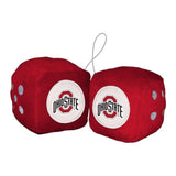 Ohio State Buckeyes Fuzzy Dice-0