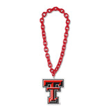 Texas Tech Red Raiders Necklace Big Fan Chain-0