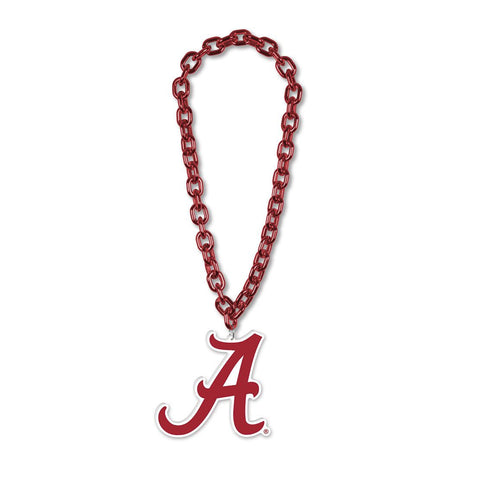 Alabama Crimson Tide Necklace Big Fan Chain-0