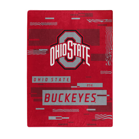 Ohio State Buckeyes Blanket 60x80 Raschel Digitize Design-0