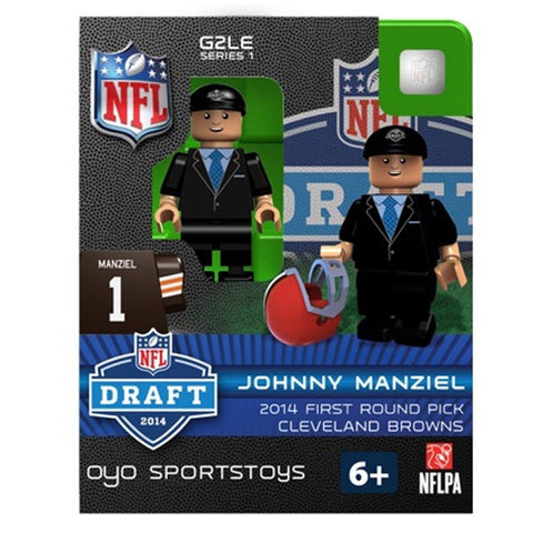 Cleveland Browns Figurine 2014 Draft Pick OYO Sportstoys Johnny Manziel-0