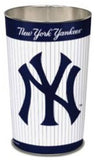 New York Yankees Wastebasket 15 Inch Pinstripes Design-0