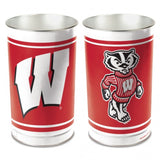 Wisconsin Badgers Wastebasket 15 Inch-0