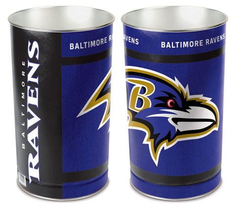 Baltimore Ravens Wastebasket 15 Inch-0