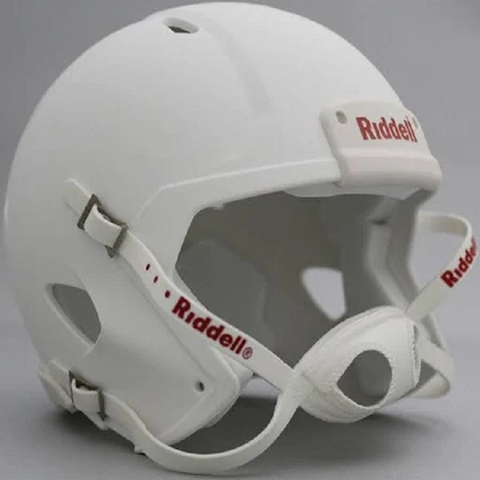 Helmet Riddell Blank Replica Mini Speed Style Matte White-0