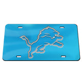 Detroit Lions License Plate Acrylic - Special Order-0