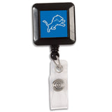 Detroit Lions Badge Holder Retractable Square-0