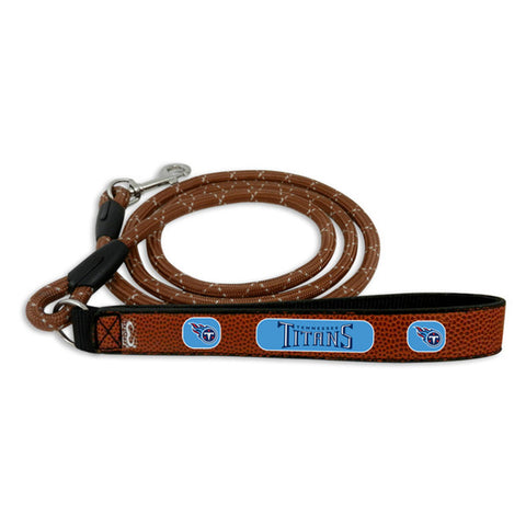 Tennessee Titans Pet Leash Leather Frozen Rope Football Size Large-0