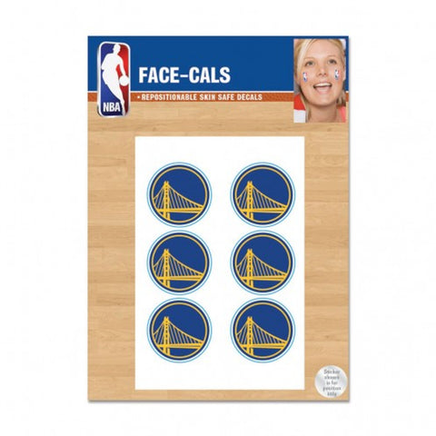 Golden State Warriors Tattoo Face Cals-0