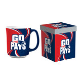 New England Patriots Coffee Mug 14oz Ceramic with Matching Box-0