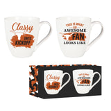 Texas Longhorns Coffee Mug 17oz Ceramic 2 Piece Set with Gift Box-0