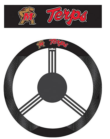 Maryland Terrapins Steering Wheel Cover Mesh Style CO-0