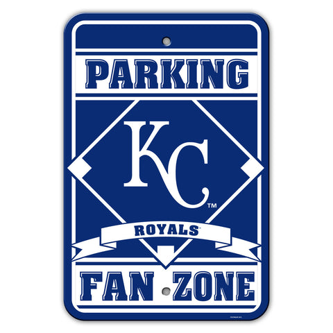 Kansas City Royals Sign 12x18 Plastic Fan Zone Parking Style CO-0