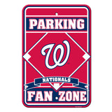 Washington Nationals Sign 12x18 Plastic Fan Zone Parking Style CO-0