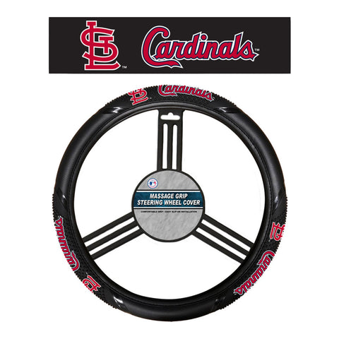 St. Louis Cardinals Steering Wheel Cover Massage Grip Style CO-0