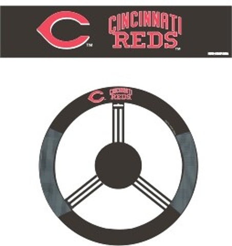 Cincinnati Reds Steering Wheel Cover Mesh Style CO-0