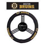 Boston Bruins Steering Wheel Cover Leather CO-0