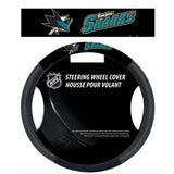 San Jose Sharks Steering Wheel Cover Mesh Style CO-0