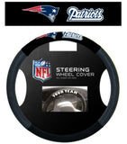 New England Patriots Steering Wheel Cover Mesh Style CO-0