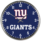 New York Giants Round Chrome Wall Clock-0