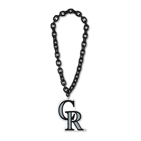 Colorado Rockies Necklace Big Fan Chain-0