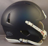 Helmet Riddell Blank Replica Mini Speed Style Matte Black with White Parts-0