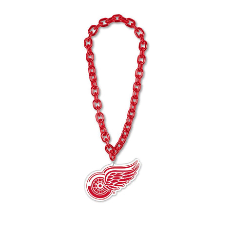 Detroit Red Wings Necklace Big Fan Chain-0