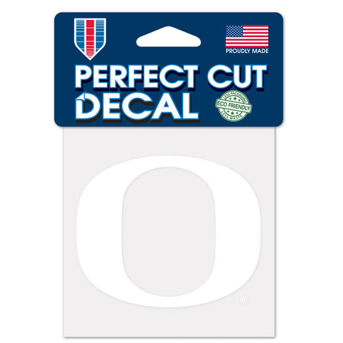 Oregon Ducks Decal 4x4 Perfect Cut White-0