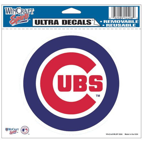 Chicago Cubs Decal 5x6 Ultra Color-0