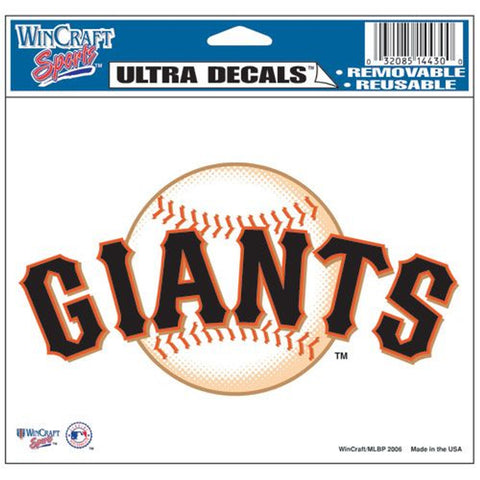 San Francisco Giants Decal 5x6 Ultra Color-0