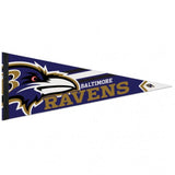 Baltimore Ravens Pennant 12x30 Premium Style-0