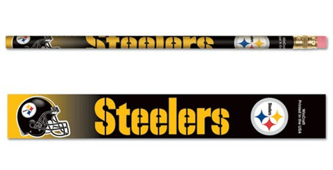 Pittsburgh Steelers Pencil 6 Pack-0