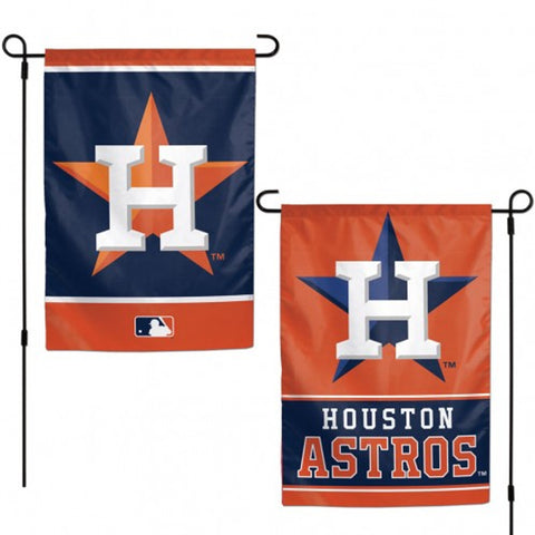 Houston Astros Flag 12x18 Garden Style 2 Sided-0