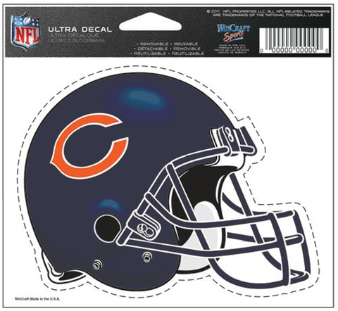 Chicago Bears Decal 5x6 Ultra Color-0