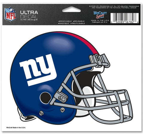 New York Giants Decal 5x6 Ultra Color-0