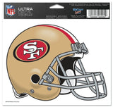 San Francisco 49ers Decal 5x6 Ultra Color-0