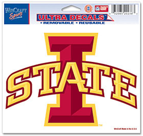 Iowa State Cyclones Decal 5x6 Ultra Color-0