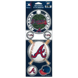 Atlanta Braves Stickers Prismatic-0