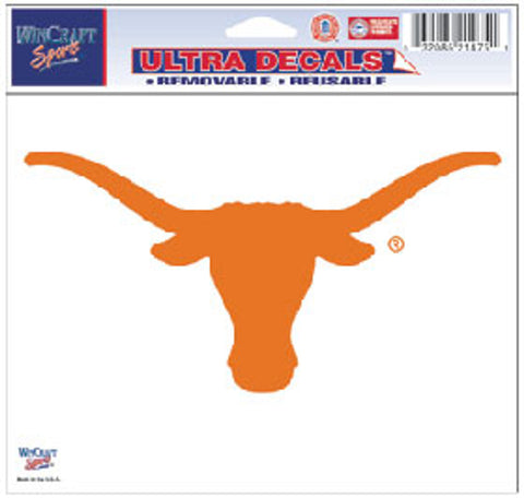 Texas Longhorns Decal 5x6 Ultra Color-0