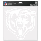 Chicago Bears Decal 8x8 Die Cut White-0