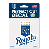 Kansas City Royals Decal 4x4 Perfect Cut Color-0