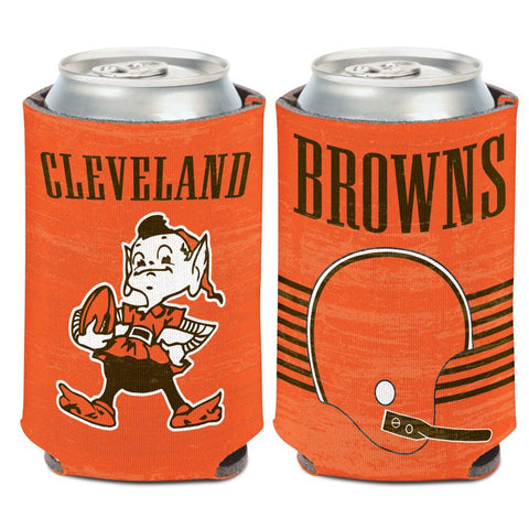 Cleveland Browns Can Cooler 12oz Retro Design-0