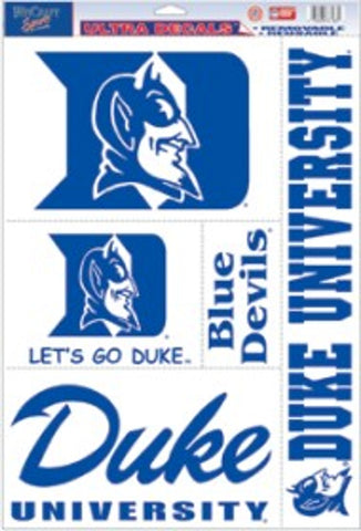 Duke Blue Devils Decal 11x17 Ultra-0