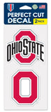 Ohio State Buckeyes Set of 2 Die Cut Decals-0