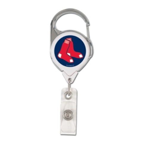 Boston Red Sox Retractable Premium Badge Holder-0