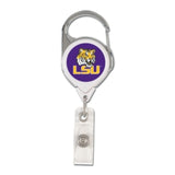 LSU Tigers Retractable Premium Badge Holder-0