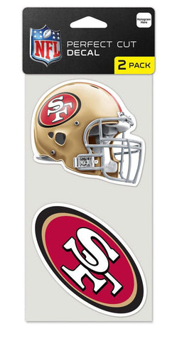 San Francisco 49ers Set of 2 Die Cut Decals-0