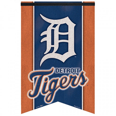 Detroit Tigers Banner 17x26 Pennant Style Premium Felt-0