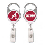 Alabama Crimson Tide Badge Holder Premium Retractable-0